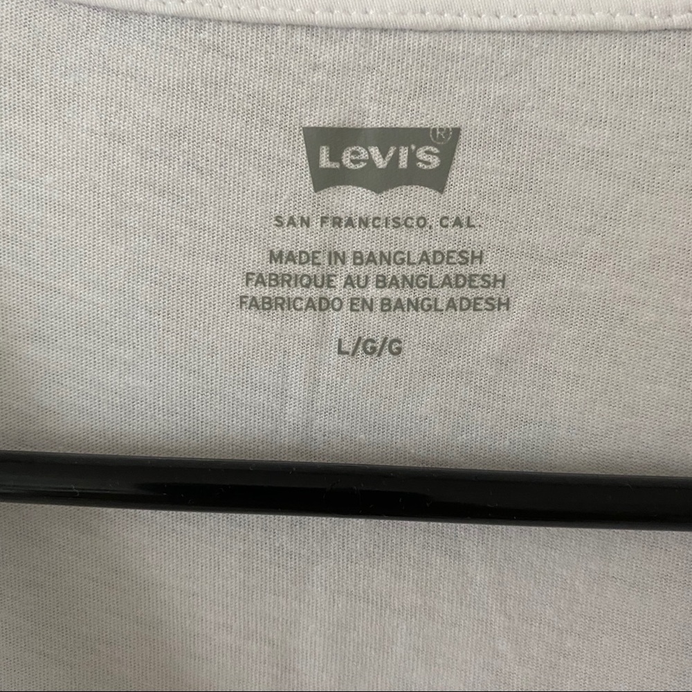 Levi's Perfect Serif Logo Short Sleeve TShirt L - Picture 3 of 4
